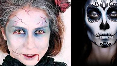 Макияж на хэллоуин для девочек и девушек - ведьмы, вампира, черепа, кошки и куклы Самый краси