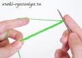 Убавление петель крючком при вязании столбиков с накидом видео Убавка в вязании крючком