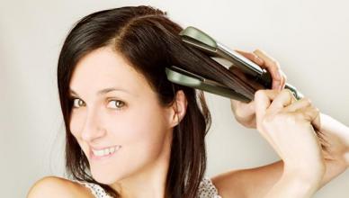 Изправяне на косата с преса: практически съвети Как да изправите косата с преса