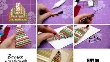Güzel bir DIY Noel kartı nasıl yapılır DIY Noel kartı fikirleri